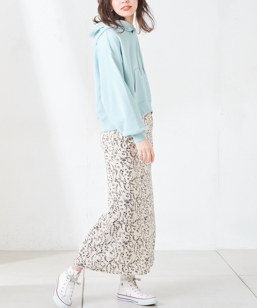 natural couture（ナチュラルクチュール）の「小花柄マーメイドフレアスカート（スカート・レディース・ブラック/ベージュ/グリーン/イエロー/クリーム/ラベンダー/ブラック系その他・FREE）」の17枚目の写真