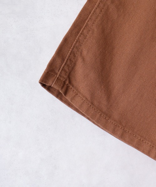 FREE GATE（フリーゲート）の「FREE GATE ワイドシルエット スラブデニム/カツラギ  オーバーオール サロペット（サロペット/オーバーオール・メンズ・ブルー/ダークインディゴブルー/ブラウン/アイボリー/ブラック/ストライプ・S/M/L/XL/XS/LL/SS）」の18枚目の写真