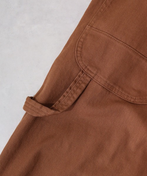 FREE GATE（フリーゲート）の「FREE GATE ワイドシルエット スラブデニム/カツラギ  オーバーオール サロペット（サロペット/オーバーオール・メンズ・ブルー/ダークインディゴブルー/ブラウン/アイボリー/ブラック/ストライプ・S/M/L/XL/XS/LL/SS）」の16枚目の写真