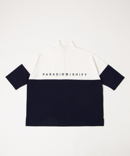 WEGO（ウィゴー）の「WEGO/ドルマンビッグシルエットスリーブハーフジップ7分袖プルオーバー（Tシャツ/カットソー・メンズ・ベージュ/ネイビー・MEDIUM/LARGE）」の14枚目の写真