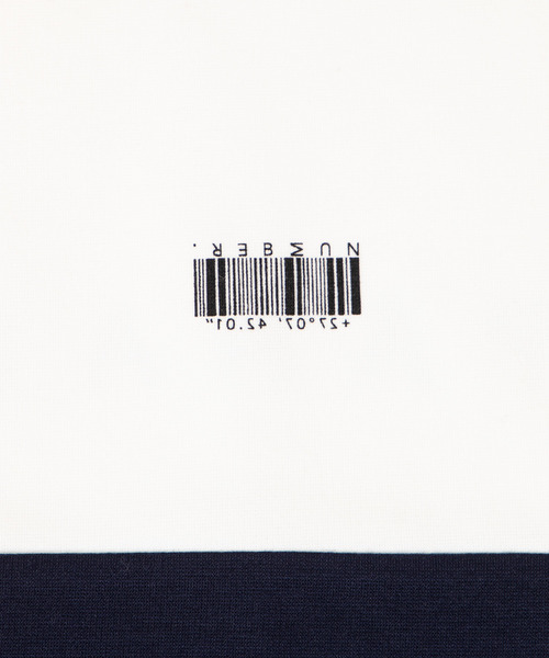 WEGO（ウィゴー）の「WEGO/ドルマンビッグシルエットスリーブハーフジップ7分袖プルオーバー（Tシャツ/カットソー・メンズ・ベージュ/ネイビー・MEDIUM/LARGE）」の16枚目の写真