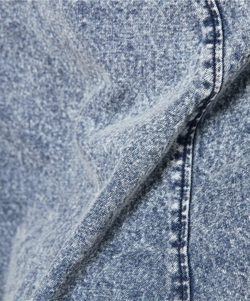 WEGO（ウィゴー）の「WEGO/デニムミドルフレアスカート（デニムスカート・レディース・ブルー系その他/インディゴブルー/ホワイト・FREE）」の6枚目の写真