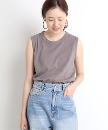 SLOBE IENA | ORCIVAL JERSEY ノースリーブTシャツ◆(Tシャツ/カットソー)