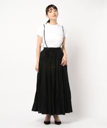 and R | 【Indian cotton series】タッセル・サス付きギャザースカート(スカート)