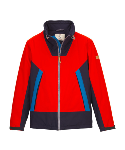 AIGLE（エーグル）の「透湿防水 アロシィ ジャケット（ナイロンジャケット・メンズ・ブラウン/レッド・LARGE/MEDIUM/SMALL/LL）」の9枚目の写真