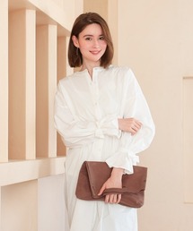 nafka（ナフカ）の「3wayナチュラル姫路レザースリムトートバッグ（トートバッグ）」