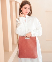 nafka（ナフカ）の「3wayナチュラル姫路レザースリムトートバッグ（トートバッグ）」