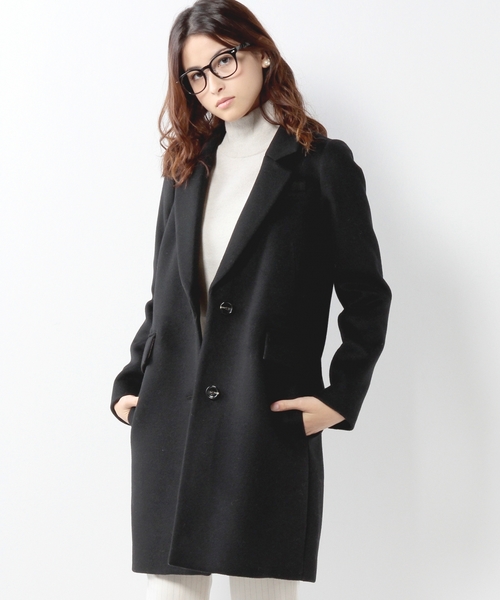 Jewel Changes（ジュエルチェンジズ）の「JCT 14FW  チェスターコート（チェスターコート・レディース・ナチュラル/ブラック/グレー・36/38）」の2枚目の写真