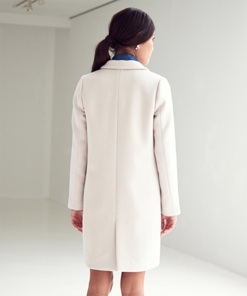 Jewel Changes（ジュエルチェンジズ）の「JCT 14FW  チェスターコート（チェスターコート・レディース・ナチュラル/ブラック/グレー・36/38）」の7枚目の写真