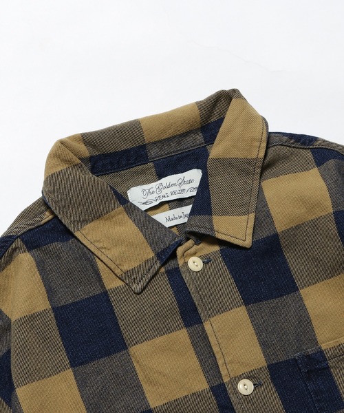 REMI RELIEF(レミレリーフ)の「REMI RELIEF/レミレリーフ INDブロックチェックSH(シャツ/ブラウス・メンズ・イエロー/レッド・S/L)」の5枚目の写真