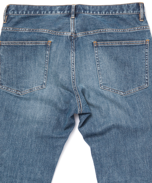 BEAUTY&YOUTH UNITED ARROWS(ビューティーアンドユースユナイテッドアローズ)の「【WEB限定】by ∴ シェービング デニム スキニー パンツ◆(デニムパンツ・メンズ・ネイビー/ライトブルー・MEDIUM/SMALL/X-LARGE/LARGE)」の11枚目の写真