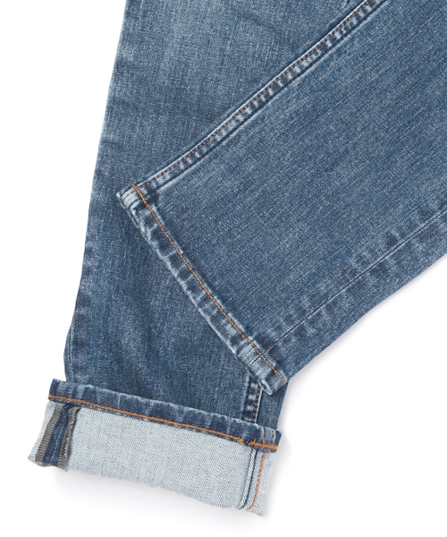 BEAUTY&YOUTH UNITED ARROWS(ビューティーアンドユースユナイテッドアローズ)の「【WEB限定】by ∴ シェービング デニム スキニー パンツ◆(デニムパンツ・メンズ・ネイビー/ライトブルー・MEDIUM/SMALL/X-LARGE/LARGE)」の12枚目の写真