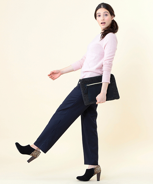 B:MING by BEAMS（ビーミングバイビームス）の「□ビーミング by ビームス / ボアクラッチ（クラッチバッグ・レディース・オフホワイト/ブラック/ベージュ・ONE SIZE）」の6枚目の写真