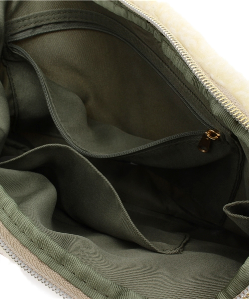 B:MING by BEAMS（ビーミングバイビームス）の「□ビーミング by ビームス / ボアクラッチ（クラッチバッグ・レディース・オフホワイト/ブラック/ベージュ・ONE SIZE）」の14枚目の写真