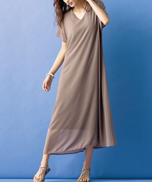 異素材使い重ねワンピース ワンピース Ranan ラナン のファッション通販 Zozotown