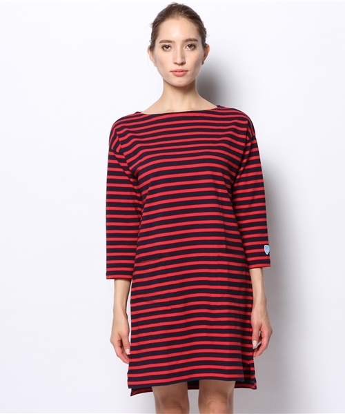 fennica（フェニカ）の「ORCIVAL / ボーダーポケットワンピース（ワンピース・レディース・その他1/その他2/その他3・ONE SIZE）」の4枚目の写真