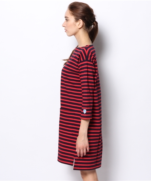 fennica（フェニカ）の「ORCIVAL / ボーダーポケットワンピース（ワンピース・レディース・その他1/その他2/その他3・ONE SIZE）」の5枚目の写真