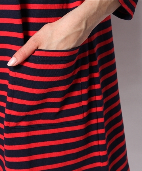 fennica（フェニカ）の「ORCIVAL / ボーダーポケットワンピース（ワンピース・レディース・その他1/その他2/その他3・ONE SIZE）」の10枚目の写真