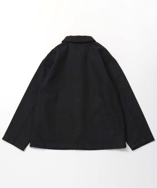 TRUNIKA(トラニカ)の「WIDE SHIRT JACKET(テーラードジャケット・キッズ・ブラック/ホワイト・100/110/120/130/140/150)」の7枚目の写真