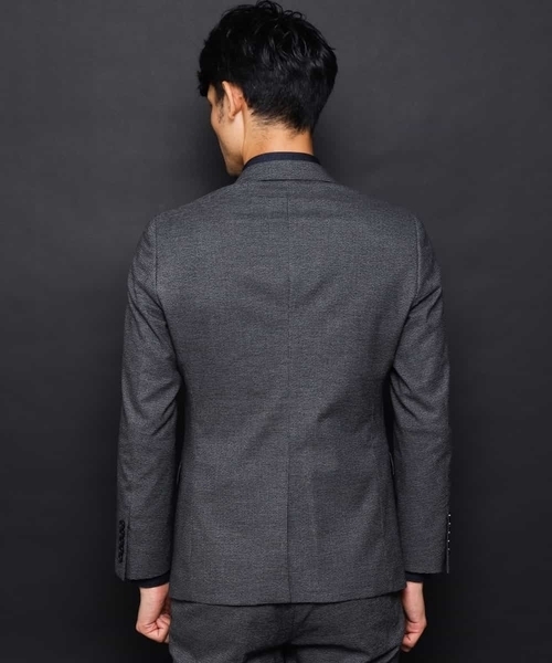 MICHEL KLEIN HOMME   （ミッシェルクランオム）の「ジャケット（ソフトサーモハウンドツース）（テーラードジャケット・メンズ・チャコールグレー/グレー・46/48/51/52）」の20枚目の写真