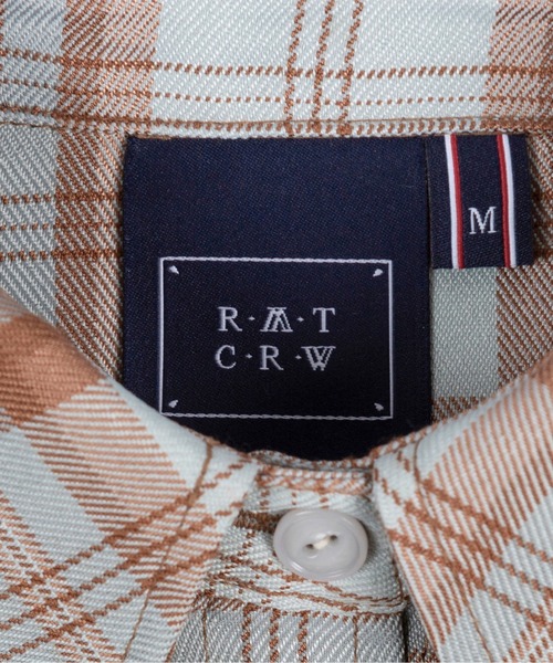 ROMANTIC CROWN（ロマンティッククラウン）の「【GNAC / ROMANTIC CROWN】GNAC CHECK HALF SHIRT / ジーナック ロマンティッククラウン チェック ハーフ シャツ（シャツ/ブラウス・レディース・グリーン/ブラウン/ピンク・MEDIUM/SMALL）」の14枚目の写真