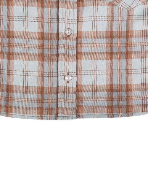 ROMANTIC CROWN（ロマンティッククラウン）の「【GNAC / ROMANTIC CROWN】GNAC CHECK HALF SHIRT / ジーナック ロマンティッククラウン チェック ハーフ シャツ（シャツ/ブラウス・レディース・グリーン/ブラウン/ピンク・MEDIUM/SMALL）」の17枚目の写真