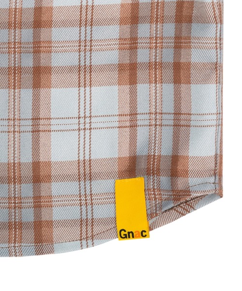 ROMANTIC CROWN（ロマンティッククラウン）の「【GNAC / ROMANTIC CROWN】GNAC CHECK HALF SHIRT / ジーナック ロマンティッククラウン チェック ハーフ シャツ（シャツ/ブラウス・レディース・グリーン/ブラウン/ピンク・MEDIUM/SMALL）」の18枚目の写真