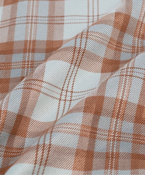 ROMANTIC CROWN（ロマンティッククラウン）の「【GNAC / ROMANTIC CROWN】GNAC CHECK HALF SHIRT / ジーナック ロマンティッククラウン チェック ハーフ シャツ（シャツ/ブラウス・レディース・グリーン/ブラウン/ピンク・MEDIUM/SMALL）」の19枚目の写真