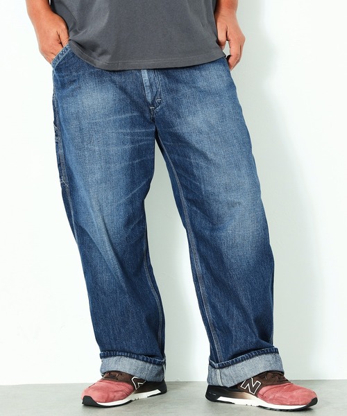 大きいサイズ 2l 5l Lee リー Dungrees ワイドペインターパンツ デニムパンツ Lee リー のファッション通販 Zozotown