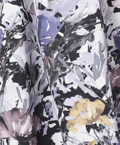 Tiara（ティアラ）の「ペインティングフラワータックフレアス（スカート・レディース・ブラック/パープル・S/M/L）」の20枚目の写真