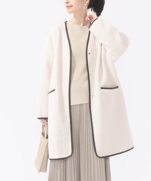 SHIPS（シップス）の「ボアミディコート◇（その他アウター）」 - WEAR 