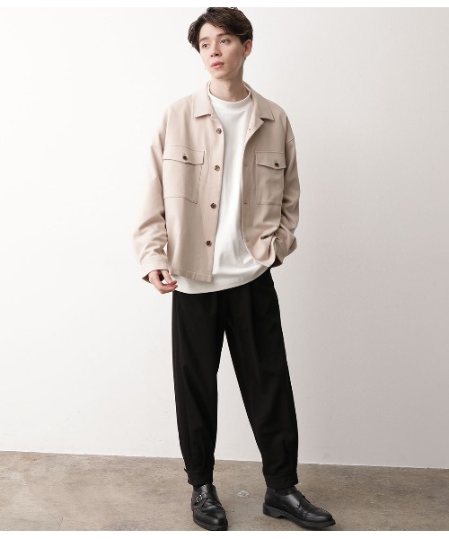 JUNRED(ジュンレッド)の「ドレープカフスジョガーPT(その他パンツ・メンズ・ブラック/ダークブラウン・S/M/L)」の14枚目の写真