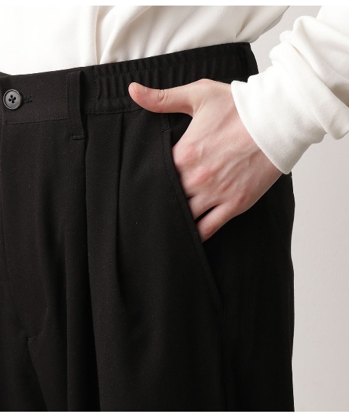 JUNRED(ジュンレッド)の「ドレープカフスジョガーPT(その他パンツ・メンズ・ブラック/ダークブラウン・S/M/L)」の15枚目の写真