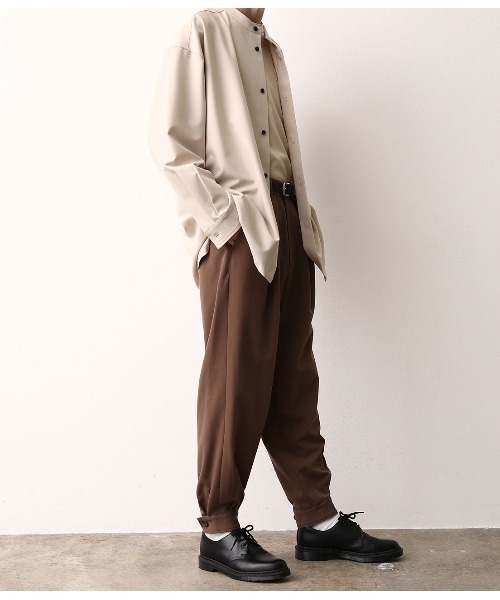 JUNRED(ジュンレッド)の「ドレープカフスジョガーPT(その他パンツ・メンズ・ブラック/ダークブラウン・S/M/L)」の19枚目の写真