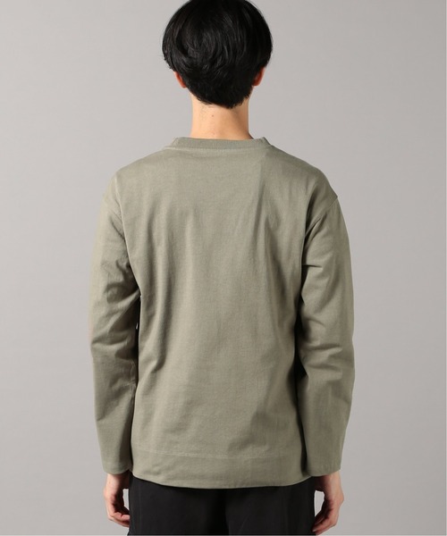 JOURNAL STANDARD relume（ジャーナルスタンダード　レリューム）の「クウボウ天竺 ヘビーオンス L/S Tシャツ（Tシャツ/カットソー・メンズ・グレー/サファリグリーン/ブラック系その他/ライトグレー/ホワイト・LARGE/MEDIUM/SMALL）」の12枚目の写真