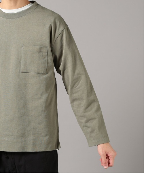 JOURNAL STANDARD relume（ジャーナルスタンダード　レリューム）の「クウボウ天竺 ヘビーオンス L/S Tシャツ（Tシャツ/カットソー・メンズ・グレー/サファリグリーン/ブラック系その他/ライトグレー/ホワイト・LARGE/MEDIUM/SMALL）」の17枚目の写真