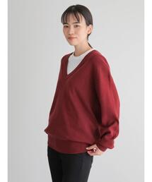 AMERICAN HOLIC | 深Vネックニットプルオーバー　＊(ニット/セーター)