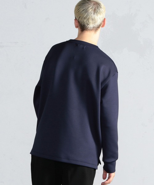 FUSE(フューズ)の「ネオプレーンツイルカットソー(Tシャツ/カットソー・メンズ・ライトグレー/ベージュ/ネイビー・01/02/03)」の16枚目の写真