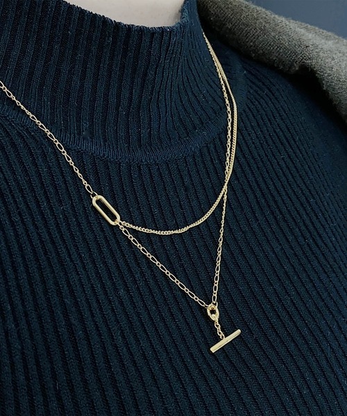 [MAMA CASAR] AVIROD DOUBLENESS ROWING Necklace★ 人気 ★ MAMACASAR（ママカサル）の「【MAMA CASAR(ママカサル)：A.VIROD