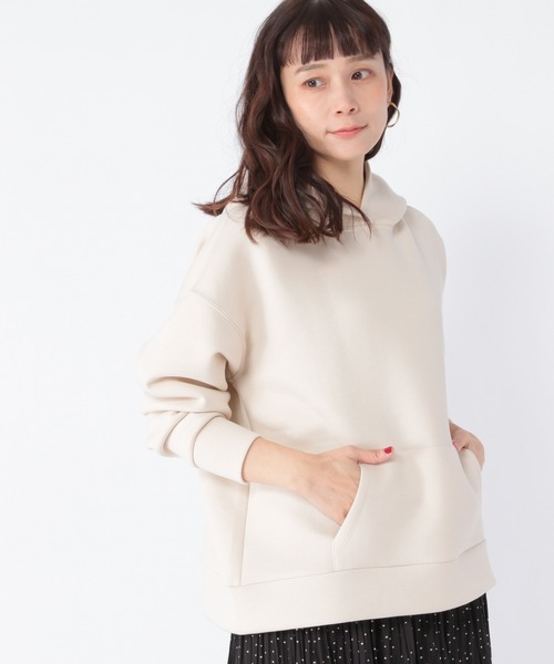 studio CLIP（スタディオクリップ）の「ダンボールパーカー（パーカー・レディース・スモーク/モカ/アイボリー・MEDIUM/LARGE）」の2枚目の写真