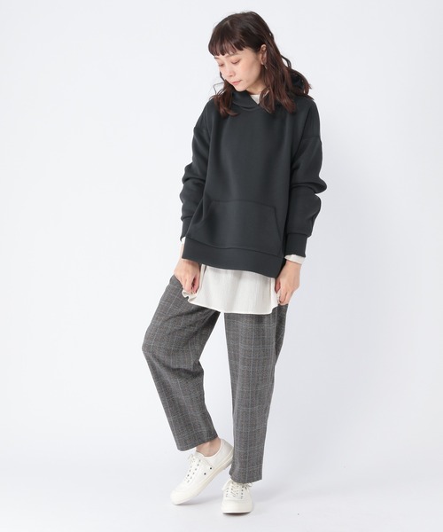 studio CLIP（スタディオクリップ）の「ダンボールパーカー（パーカー・レディース・スモーク/モカ/アイボリー・MEDIUM/LARGE）」の6枚目の写真