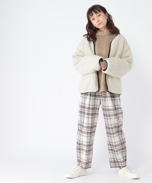 studio CLIP（スタディオクリップ）の「ダンボールパーカー（パーカー・レディース・スモーク/モカ/アイボリー・MEDIUM/LARGE）」の8枚目の写真