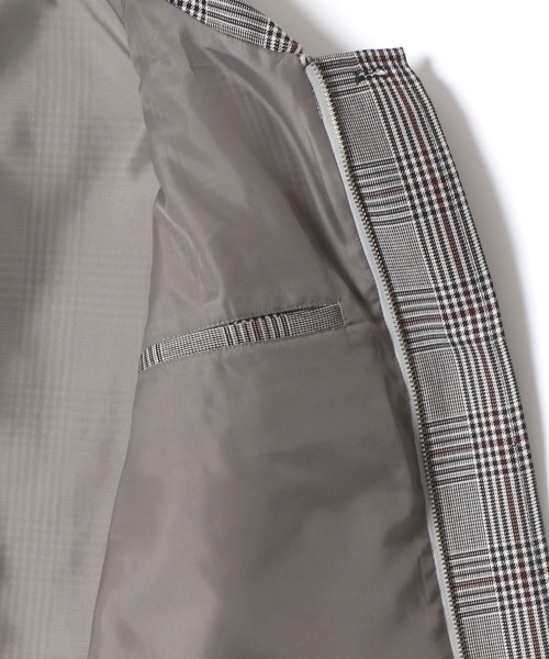 SITRY（シトリー）の「別注 T/R Short Bal Collar Jacket/T/R ショート バルカラージャケット（ステンカラーコート・メンズ・グレイッシュベージュ/ブラック/ベージュ系その他/グレー系その他・M/L）」の22枚目の写真