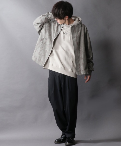 SITRY（シトリー）の「別注 T/R Short Bal Collar Jacket/T/R ショート バルカラージャケット（ステンカラーコート・メンズ・グレイッシュベージュ/ブラック/ベージュ系その他/グレー系その他・M/L）」の11枚目の写真
