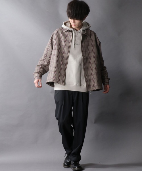 SITRY（シトリー）の「別注 T/R Short Bal Collar Jacket/T/R ショート バルカラージャケット（ステンカラーコート・メンズ・グレイッシュベージュ/ブラック/ベージュ系その他/グレー系その他・M/L）」の14枚目の写真