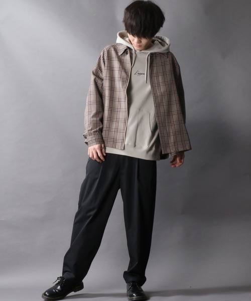 SITRY（シトリー）の「別注 T/R Short Bal Collar Jacket/T/R ショート バルカラージャケット（ステンカラーコート・メンズ・グレイッシュベージュ/ブラック/ベージュ系その他/グレー系その他・M/L）」の15枚目の写真