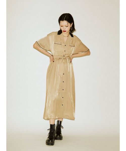 jouetie(ジュエティ)の「ボーリングローズワンピース(ワンピース・レディース・ピンク/ブルー/ベージュ/ブラック・MEDIUM)」の12枚目の写真