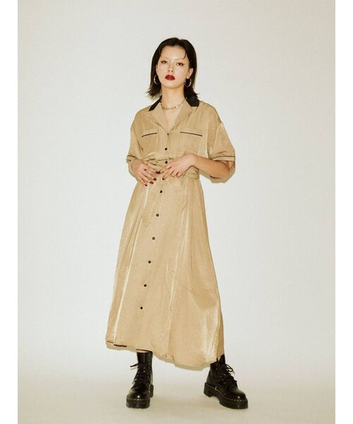 jouetie(ジュエティ)の「ボーリングローズワンピース(ワンピース・レディース・ピンク/ブルー/ベージュ/ブラック・MEDIUM)」の11枚目の写真