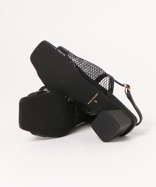 NEUE THE MARKET(ノイエザマーケット)の「フィッシュネットサンダル/93506【日本製】(サンダル・レディース・ネイビー/ブラック/グレー・L/M/S)」の9枚目の写真