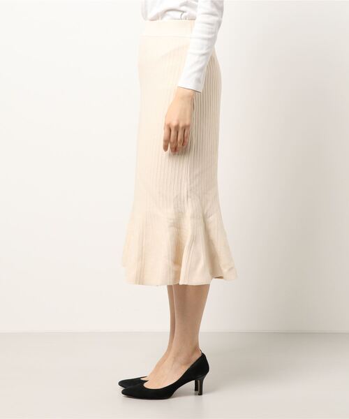 FEERICHELU（フェリーシェル）の「ニット スカート マーメード SS FEERICHELU（スカート・レディース・ベージュ/ネイビー/サックスブルー/ピンクベージュ・S/M）」の6枚目の写真